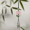 Estilo Ins Carrillón de Viento de Botella Flotante Llavero de Teléfono Colgante Pequeño Medusa Estrella Correa para Bolso Decoración Versátil para Mujeres
