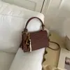 Bolso de hombro pequeño cuadrado texturizado simple versátil informal estilo coreano, bolso cruzado grande de capacidad para el día a día con textura informal