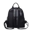 Mochila de Lona Oxford 2024 Feminina Estilo Coreano Nova Bolsa Escolar Moda Casual Bolsa de Cor Contrastante Mochila de Viagem