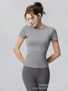 Camiseta Deportiva de Verano para Mujer, Alta Elasticidad, Secado Rápido, Transpirable, para Pilates, Yoga, Fitness