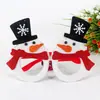 Nuevas gafas decorativas navideñas para adultos y niños, regalo de Navidad, suministros para fiestas, marcos de gafas creativos, venta al por mayor