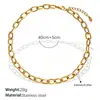 Colar Transfronteiriço Banhado a Ouro 18K Simples Torcido Versátil de Aço de Titânio Aço Inoxidável Fashionable de Alta Qualidade Design Redondo Diverso