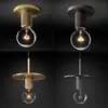 Lámpara de pared tipo faro de latón posmoderno todo cobre para casa de huéspedes, hotel, sala de estar, mesita de noche, lámpara de techo de lujo ligero para comedor, habitación, candelabro de techo