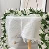 Rosa de simulação de vime pendurado na parede arco de casamento flor de seda vime flor artificial de parede vime de rosa artificial atacado