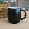 Promoción de Nuevo Producto Taza de Cerámica Dehua Taza Creativa de Barriga con Tapa y Cuchara Taza Personalizada Grabada e Impresa
