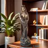Diosa Griega de la Riqueza Transfronteriza Sala de Estar y Estudio Estilo Europeo Estatua Regalo de Inauguración Adorno para Mejorar la Fortuna Decoración Creativa para el Hogar
