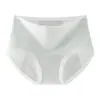 Pantalitas menstruales de algodón puro para mujer, antibacterianas 10A, entrepierna extendida y ensanchada, anti-fugas laterales, bragas triangulares especiales para el período menstrual, cintura media-alta