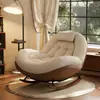 Nueva Silla Mecedora Reclinable para Balcón, Sillón Casual para el Hogar, Sofá Perezoso, Silla Huevo, Reclinable para Dormir, Silla Mecedora