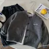 Suéter Infantil Muye Otoño e Invierno Estilo Coreano Cárdigan Tejido Chaqueta Versátil Casual para Niños Top Elegante para Bebé Ropa Infantil