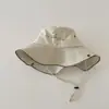 Chapéu de Montanhismo à Prova de Vento e Secagem Rápida para Caminhada e Acampamento ao Ar Livre, Aba Larga de Verão, Chapéu de Pescador Emagrecedor, Estilo Versátil Pai-Filho