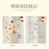 Pegatinas de Pegamento de Cristal Transparente, Agendas de Dibujos Animados Personalizadas, Impresión Impermeable Autoadhesiva de Plástico, Pegatinas para Fotos, Periféricos Personalizados