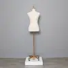 Maniquíes de Medio Cuerpo Femenino, Soporte de Maniquí para Tienda de Ropa, Muñeco Femenino para Escaparate, Maniquí Femenino de Tallas Grandes para Exhibición