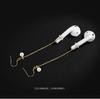 Aretes Anti-Pérdida para AirPods Simples y Modernos Apple Audífonos Inalámbricos Protección Cadena para la Oreja Xiaomi Gancho para la Oreja 2da Generación Huawei Mujer