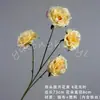 Flor Artificial Flor de Rosa Lua Crescente 4 Cabeças Buquê de Flores Artificiais Decoração de Cena de Casamento Estilismo Arte Floral Decoração de Flores de Seda Atacado