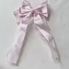 Presilhas de Cabelo com Laço Atacado Yiwu Presilhas de Cabelo Versáteis Doces Acessórios de Cabelo com Fitas Longas e Fluidas Japoneses Coreanos Mais Vendidos