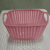 Sala de Estar Baño Cocina Artículos Varios Bolso Tejido Cesta de Mimbre Mini Cesta de Almacenamiento Tejida de Imitación Mimbre Cesta para Snacks Cesta de Almacenamiento de Plástico