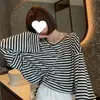 [Em Estoque] 13 Novidades de Verão Camisa Pulôver Protetora Solar Manga Longa Estilo Coreano Fina Solta Oversized Camiseta para Mulheres