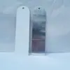 Marcador de página de lámina de aluminio de metal DIY transfronterizo marcador de página en blanco para transferencia térmica marcador de página de metal para sublimación marcador de página de doble cara