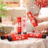 Tubo de Chispas Pequeño Saludo Girado a Mano para Año Nuevo, Pistola de Juguete de Tirar Portátil Fuegos Artificiales, Accesorios Fotográficos Creativos Personalizados para Fiesta de Año Nuevo Venta al por Mayor