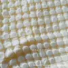 Tejido de Manta Waffle de Algodón de Bambú Personalizado para Bolsos, Zapatos, Sombreros y Pantuflas 50/50 280G300G Tejido de Panal Tencel