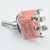 Interruptor de botão E-TEN1322 pé de parafuso vermelho interruptor basculante de seis pinos e três posições LIGA-DESLIGA-LIGA
