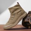 Botas Martin 2026 Otoño Nuevas para Hombre de Caña Alta Modernas Versátiles Zapatos de Trabajo Botines Cortos Retro Británicos Botas de Media Caña