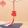 Decorações de Festival da Primavera, Bênçãos de Primavera, Decorações de Plantas em Vasos de Boa Sorte, Esculturas em Madeira, Pequenos Enfeites Pendentes de Bonsai de Ano Novo, Pequenos Pingentes de Decoração de Casamento