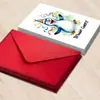 Combinación de Tarjeta de Felicitación de Cumpleaños de Pingüino de Dibujos Animados Nueva y Creativa Transfronteriza con Sobre Tarjeta de Mensaje de Tamaño Grande Amazon Lote