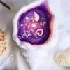 Vela Aromática de Concha Presente Dia dos Namorados Chinês Estrelas Mar Oceano