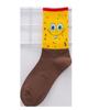 Calcetines altos Sponge Baby marca de moda europea y americana calcetines para hombre tubo largo Paida estrella pulpo media pantorrilla calcetines de baloncesto de dibujos animados