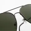 Spot Pilot Retro Metal Sapo Espelho 3025 Óculos de Sol Cinza Óculos de Sol Homens e Mulheres Óculos Atacado