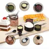 Juego de 8 piezas de taza medidora y cuchara medidora de acero inoxidable, cuchara medidora con escala, cuchara medidora, taza medidora de plástico, juego de cucharas medidoras
