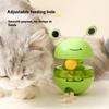 Brinquedo de vara com bola que vaza para gato, boneco sapo desencaixável, brinquedo de prato giratório para gato, gadget de autoentretenimento, suprimentos para animais de estimação, brinquedo para gato
