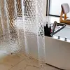 Cortina Bloqueo Baño Sin Taladro Cortina de Ducha para Baño Cubierta de Ducha Invierno Cálido Engrosada Cortina Divisoria para el Hogar Cortina Colgante