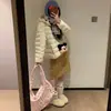 Chaqueta ligera de algodón con relleno de plumón acanalado para mujer, abrigo corto de algodón de invierno extremadamente elegante, nuevo abrigo de invierno estilo coreano 2026
