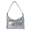 Bolso de axila de nicho estilo francés para mujer, nuevo modelo 2026, cuero encerado al aceite, versátil para el trabajo, bolso cruzado de moda tipo dumpling