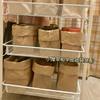 Bolsa de papel kraft grande para almacenamiento bolsa de papel de almacenamiento en blanco bolsa de papel de almacenamiento cocina refrigerador almacenamiento bolsa para empaquetar dulces bolsa de papel para ropa interior calcetines