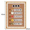 Adesivos de Decoração de Parede para Escola Infantil Educação Infantil Aprendizagem Área de Artesanato Cantos de Área Sinais Materiais de Vida Suprimentos