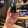 Estojo para Chave Jeep para Compass, Cherokee, Renegade, Grand Cherokee, Grand Commander, Capa de Chave para Carro de Luxo