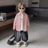 Camisa a Cuadros Holgada Casual para Niños 2026 Nueva Primavera/Verano Camisa de Manga Larga con Protección Solar para Niños Chaqueta Versátil para Niños
