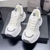 Tênis Dad de Couro Genuíno Original para Exportação Italiana, Novos Tênis Esportivos Casuais de Corrida Femininos para Outono com Solas Grossas