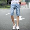Calças de cinco pontos da moda de verão, simples, masculinas, harajuku, diária, nova, juventude, popular, arte, tendência, elegante, jeans japonês