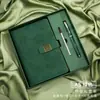 Diário A5 Caderno Souvenir Universitário Conjunto de Caixa de Presente Estilo Chinês Bloco de Notas para Reuniões Logo Personalizado Negócios