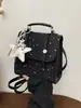 Mochila Sencilla Estilo Coreano Estrella para Mujer 2026 Nueva Moda Trendy Bolso de Mano Mochila Pequeña Casual Elegante