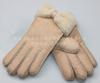 Guantes de Invierno Motocicleta Ropa de Tramo Guantes para Mujer Engrosados Cálidos Lana Piel de Oveja Lana Más