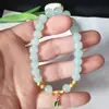 ¿Tienes suficiente pulsera de cuentas de bambú pulsera de jade Hetian pulsera vidriada moda Joker joyería para parejas regalo para novias