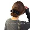 Goma para el pelo estilo coreano, a rayas, de color liso, accesorio para el cabello suave y versátil para otoño e invierno, adecuada para peinados de coleta y moño