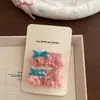 Tienda de Flores de Hilo Peluche Estilo Coreano Niannian Pinza para el Cabello Encaje Dulce Corazón Floral Pinza Bb Accesorio Versátil para el Cabello