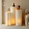 Dezoito Prateleiras de Exibição Cilíndricas de Papel Iluminação de Exibição Prateleiras de Exibição Itens de Exposição para Lojas Arranjo de Exibição Rack de Exibição