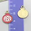Série Frutas Gota de Óleo Acessórios para Joias DIY Pingente de Morango Cereja Pingente Pulseira Colar Liga Transfronteiriça Pingente